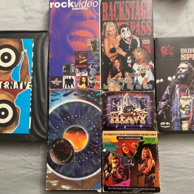 Vhs punk/rock music Lot