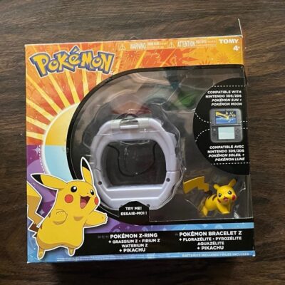 Pokemon Z-Ring Set With PIKACHU – Compatible with Sun/Moon for Nintendo 3DS 2DS