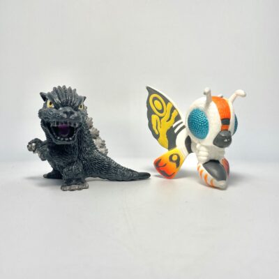 SD Mothra Gigan Bandai Toho 2013 Super Deformed Godzilla Chibi 2″ Lot RARE