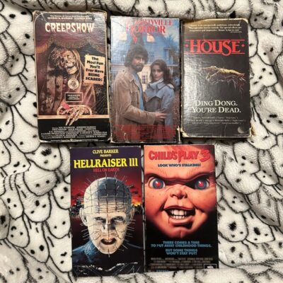 Horror VHS Lot of 5