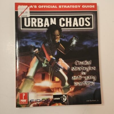 URBAN CHAOS: PRIMA’S OFFICIAL STRATEGY GUIDE By Durham Joel Jr. **LIKE-NEW**!!