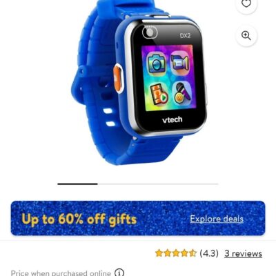 Vtech kidizoom smartwatch $80 retail