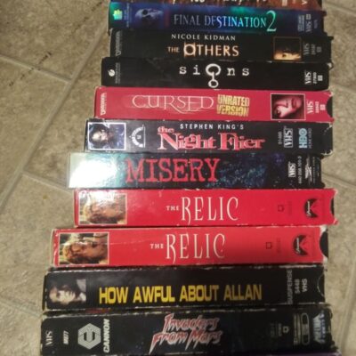 Lot 13 horror vhs scary movies