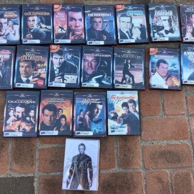 007 James Bond DVD Lot (22) Ultimate Editions/Special Editions**Free Shipping**