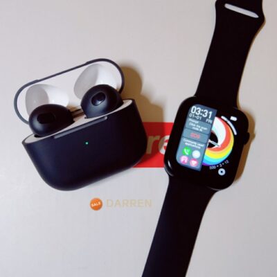 Smart Watch Fitness Tracker Bluetooth Call+Bluetooth Wireless Earbuds