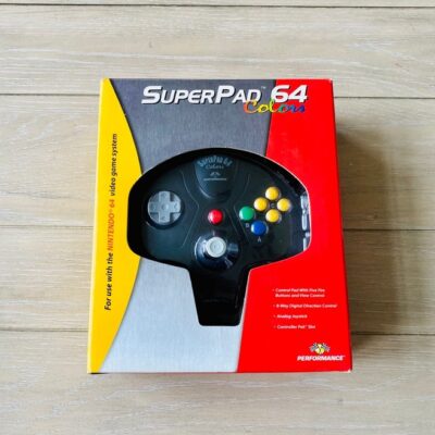 Nintendo 64 Controllers Pack Super Pad 64 Blue Complete In Box