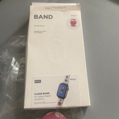 BT21 Apple Watch clear band Tata