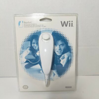 Genuine Official Nintendo Wii Nunchuk Nunchuck Controller White OEM – NEW Sealed