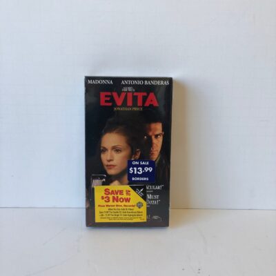 Evita (VHS, 1996) Madonna Antonio Banderas Jonathan Pryce Brand New Sealed