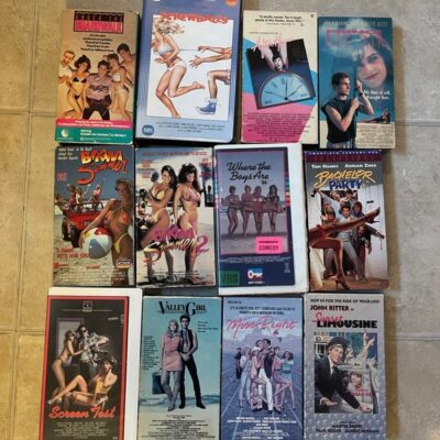 80s sex comedy vhs lot screen test bikini summer