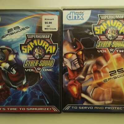 Brand New Sealed Superhuman Samurai Syber-Squad, Vol. 1 & 2. Complete Series