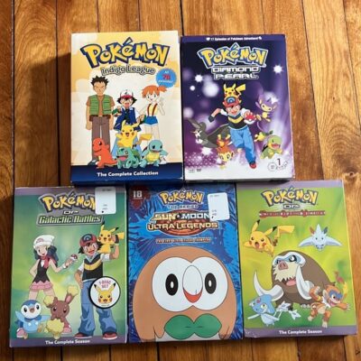 Pokémon dvd seasons lot