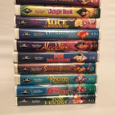 Lot of 10 Black Diamond Disney VHS In Good Condition