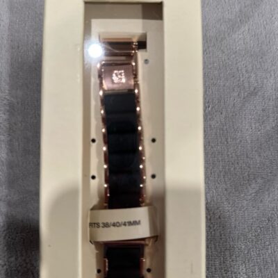 rose gold and black (new in box)Apple Watch band- Anne klein