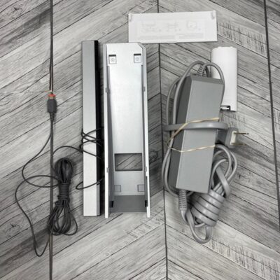 Nintendo Wii Accesorries Lot 5 Pack Sensor Bar, AC Adaptor, Holder, And More