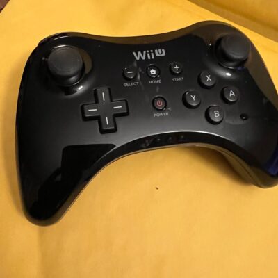 Genuine Nintendo Wii-U Wireless Pro Controller (Black) WUP-005 Tested FAST SHIP!