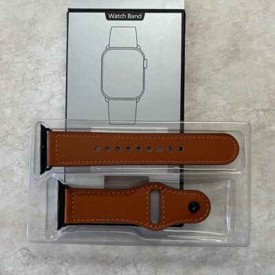 Brown Leather Apple Watch Band