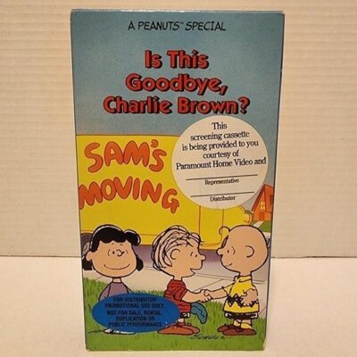 Is This Goodbye, Charlie Brown? RARE 1996 Screening VHS Cassette Tape