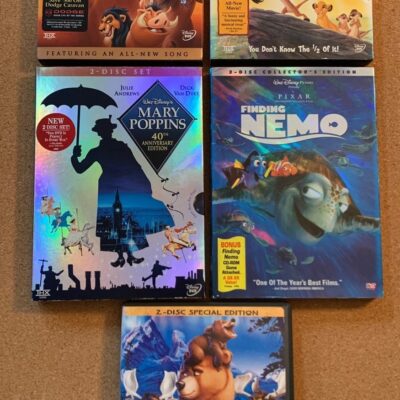 #1 Disney classics 2-disc DVDs lot