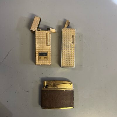 Vintage lighter lot of 3