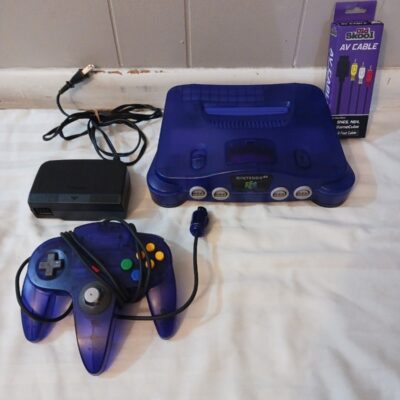 Nintendo 64 in Funtastic Grape Purple rare console