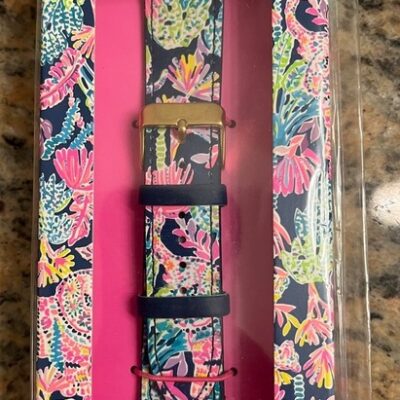 Lilly Pulitzer, Apple, watch strap leather nwt 38-40mm