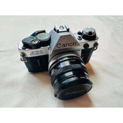 Canon AE-1 Program 35mm SLR Film Camera FD 50mm f1.8 Lens