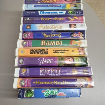 13 VHS videos