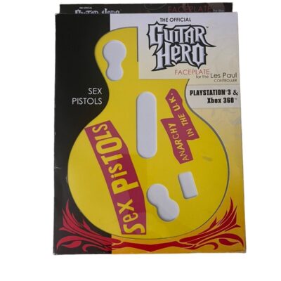 Guitar Hero Sex Pistols Les Paul Faceplate xBox 360 PS3 Controllers NEW OPEN BOX