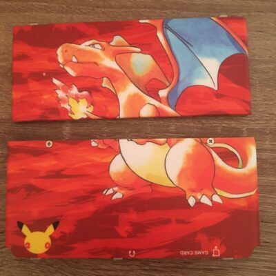 Nintendo new 3ds Pokemon Charizard 20th anniversary faceplates