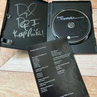 Doyle Bramhall II Signed The Great Wall DVD Roger Waters