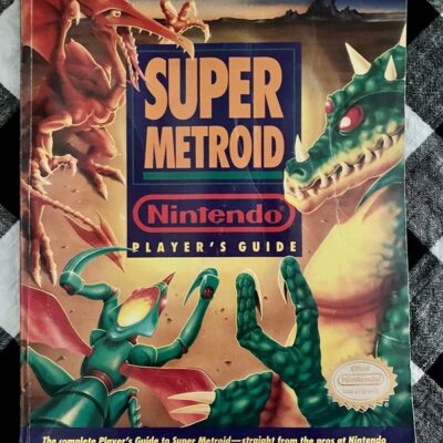 Super Metroid Nintendo Player’s Guide Magazine Book Booklet SNES w/ Map Poster