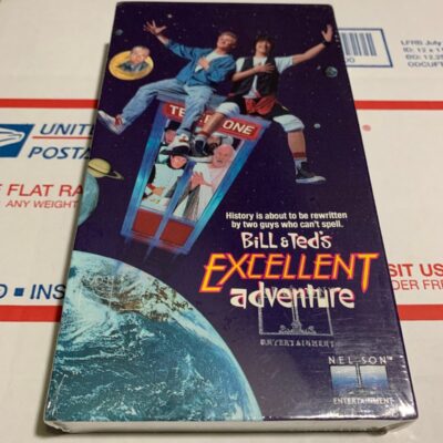 Bill and Ted’s Excellent Adventure VHS 1989 Brand New Sealed Nelson Watermark