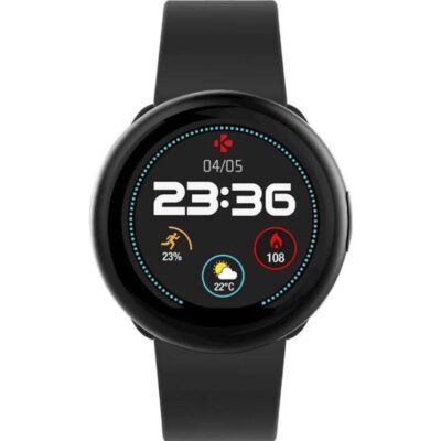 MyKronoz ZeRound2 Certified Refurbished Black Bluetooth Touchscreen Smartwatch
