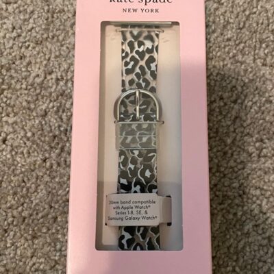 Kate Spade 20mm Watch Band Compatible w/ Apple Watch 1-8 & Samsung Galaxy Watch