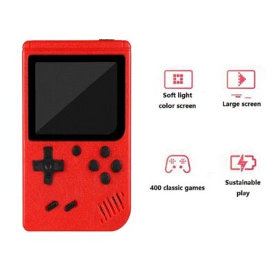 New Gameboy handheld 400 classic games in 1 red