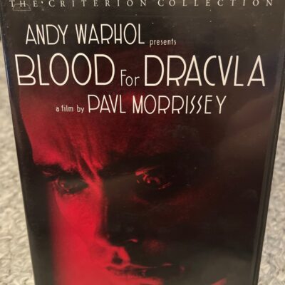 Blood for Dracula Criterion DVD Rare