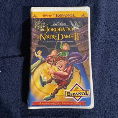 El Jorobado de Notre Dame II (VHS 2000, The Hunchback of Notre Dame II -Spanish)