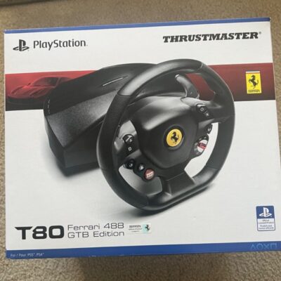 Thrustmaster T80 RW Ferrari 488 GTB Edition Racing Wheel PS5/PS4/PC