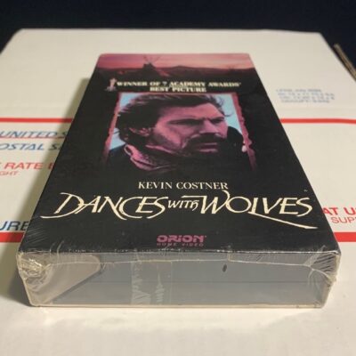 Dances With Wolves VHS 1990 Kevin Costner Orion First Print Two Tone Rare