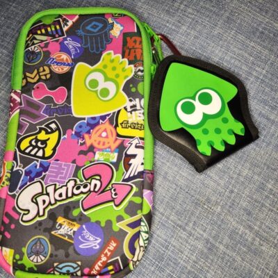 Splatoon 2 Soft Case and Squid Game Holder for Nintendo Switch