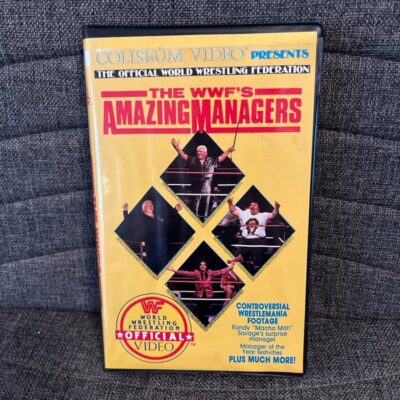 Coliseum Video Betamax NOT VHS WWF Amazing Managers 1985 Lou Albano Macho Man NR