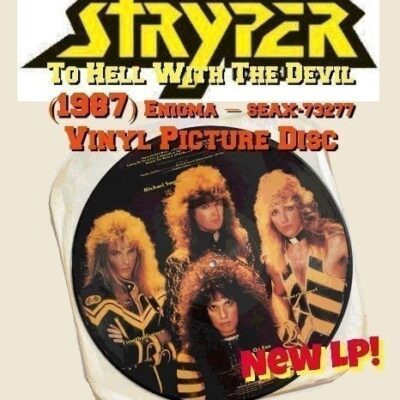 Stryper ‎– To Hell With The Devil vinyl picture disc 1987