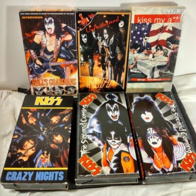 KISS VHS TAPE BUNDLE/ SEE TITLES IN DESCRIPTION/ FREE SHIPPING!!