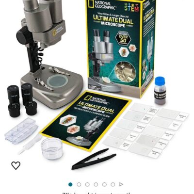National Geographic View Slides & Larger Objects Ultimate Dual Microscope