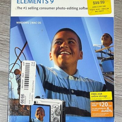 Adobe Photoshop Elements 9 – Mac/Windows (New Factory Sealed Retail Box)