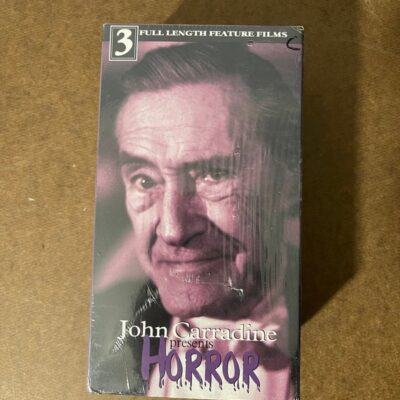 John Carradine Presents Horror Night Of The Living Dead The Phantom Creeps VHS