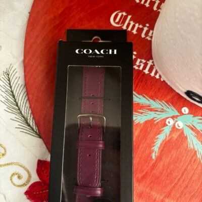 Coach Apple watch band