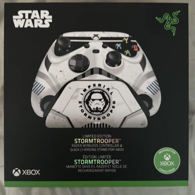 Razer Limited Edition Xbox Controller with Charging Stand-Stormtrooper