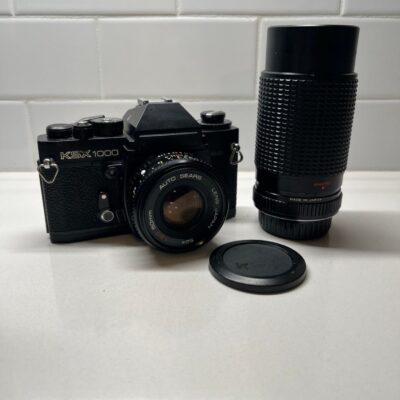 KSX-1000 Film Camera w/ two lenses